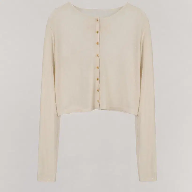 오버듀플레어 SOFT MINI CARDIGAN (cream)