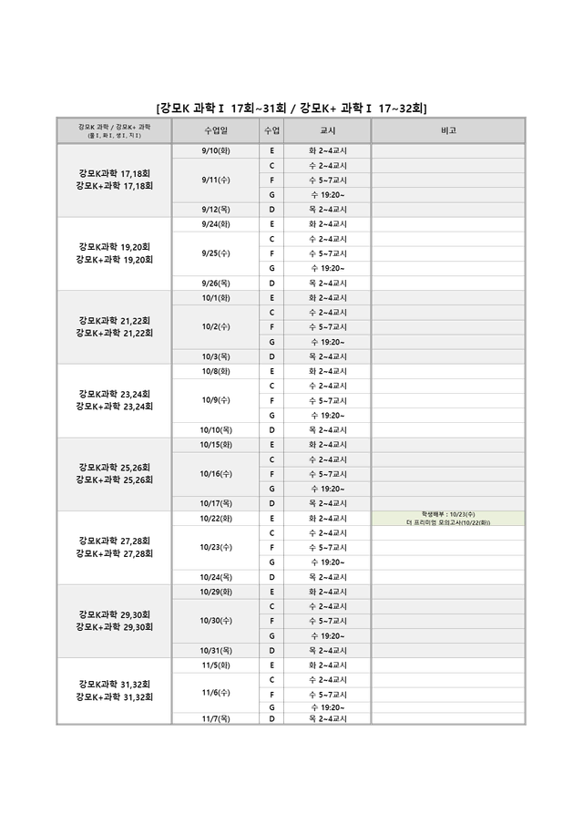 2025 강대k 생명 모의고사 + 재종 생명 자료