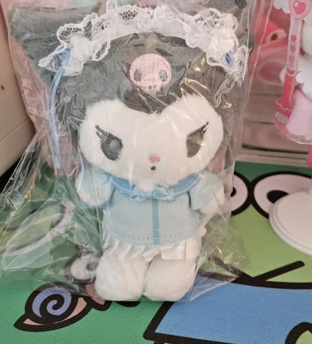 Timesale)San Rio Mizuiro Kuromi Mascot Holder Doll Keyring