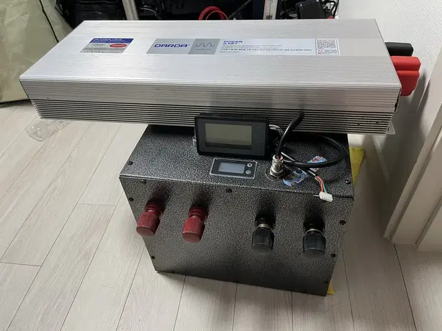 인산철 밧데리 600A+ 인버터3KW