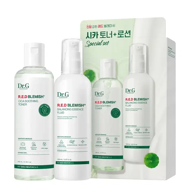 닥터지 레드 블레미쉬 시카 토너 200ml + 로션 150ml 세트