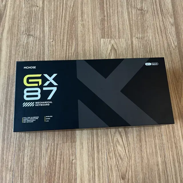 프리플로우 정발 머코우즈 MCHOSE GX87 풀알루미늄 기계식키보드