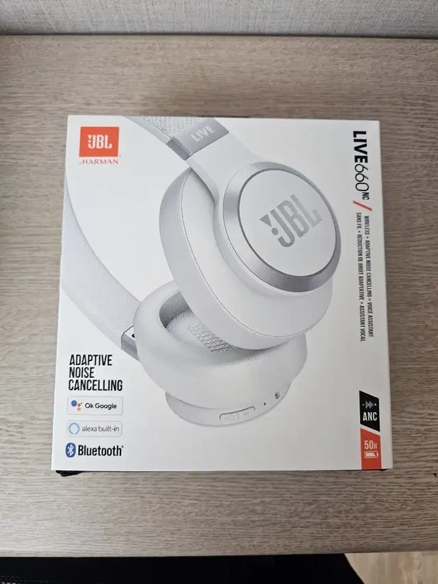 JBL LIVE660NC 노이즈캔슬링 블루투스 헤드폰