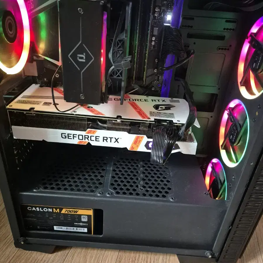 고사양 게이밍 본체 i7-9700k 3060ti 16gb 500gb