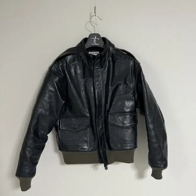 NMR TYPE A-2 LEATHER JACKET 라지사이즈