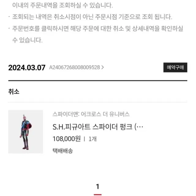 shf 스파이더 펑크 (미개봉) 새상품 팝니다