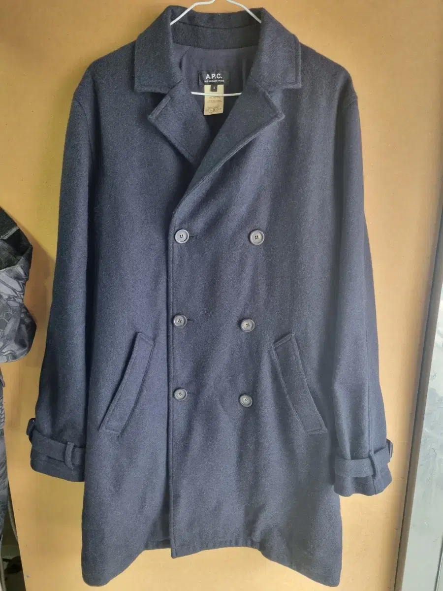 A P C Apache Men's Wool Coat