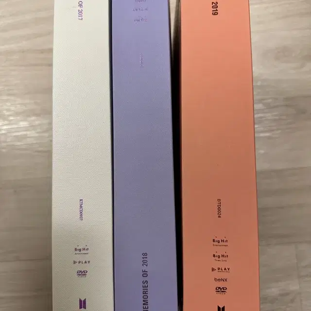 BTS메모리스 2017,2018,2019  일괄판매