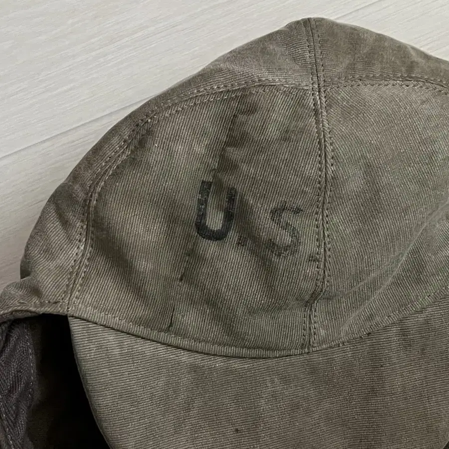 빈티지 밀리터리 커스텀 모자 USN Deck Cap