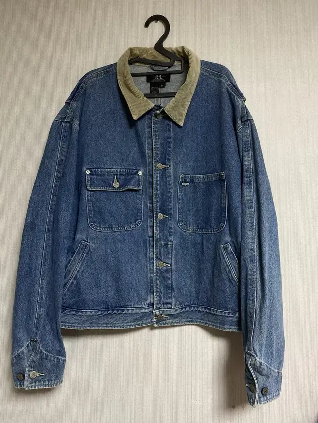 (XL)RRL 더블알엘 코듀로이 데님자켓