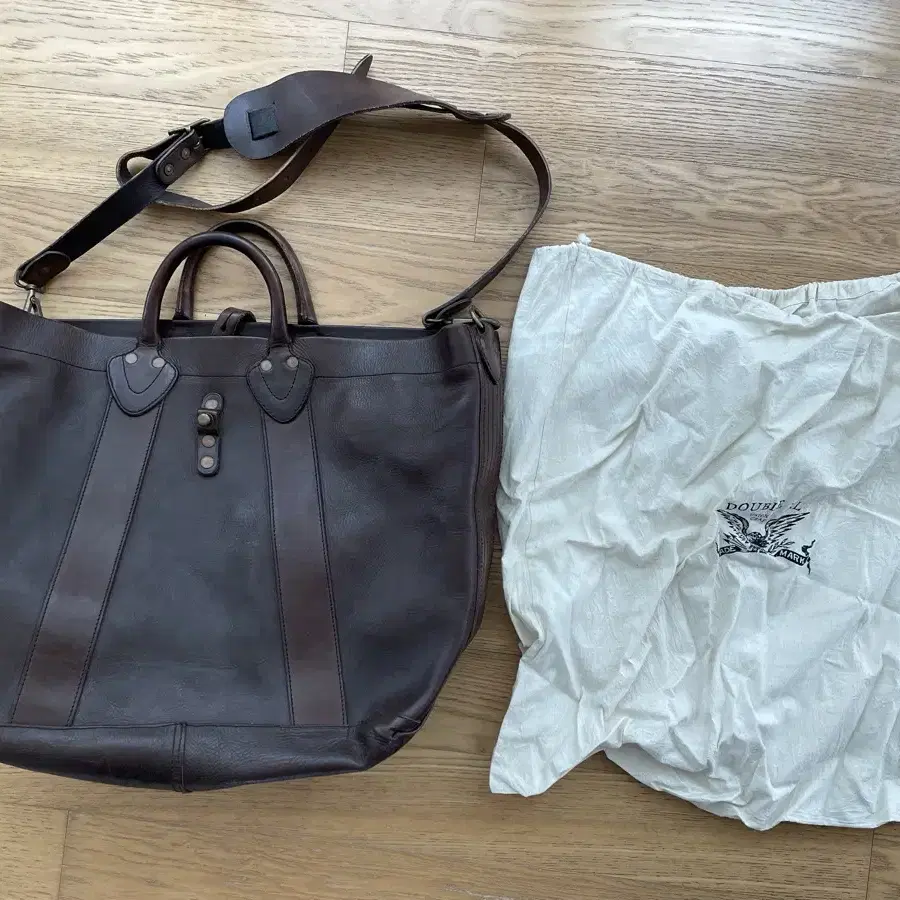 RRL (더블알엘) 가죽 토트백 (leather tote)