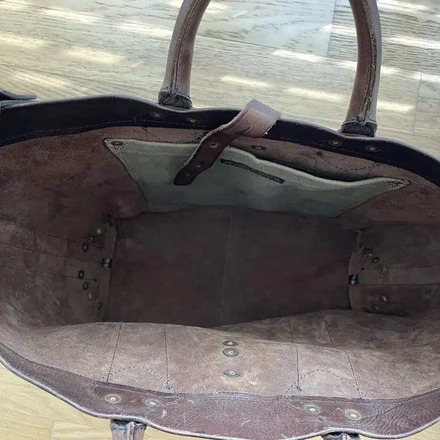 RRL (더블알엘) 가죽 토트백 (leather tote)