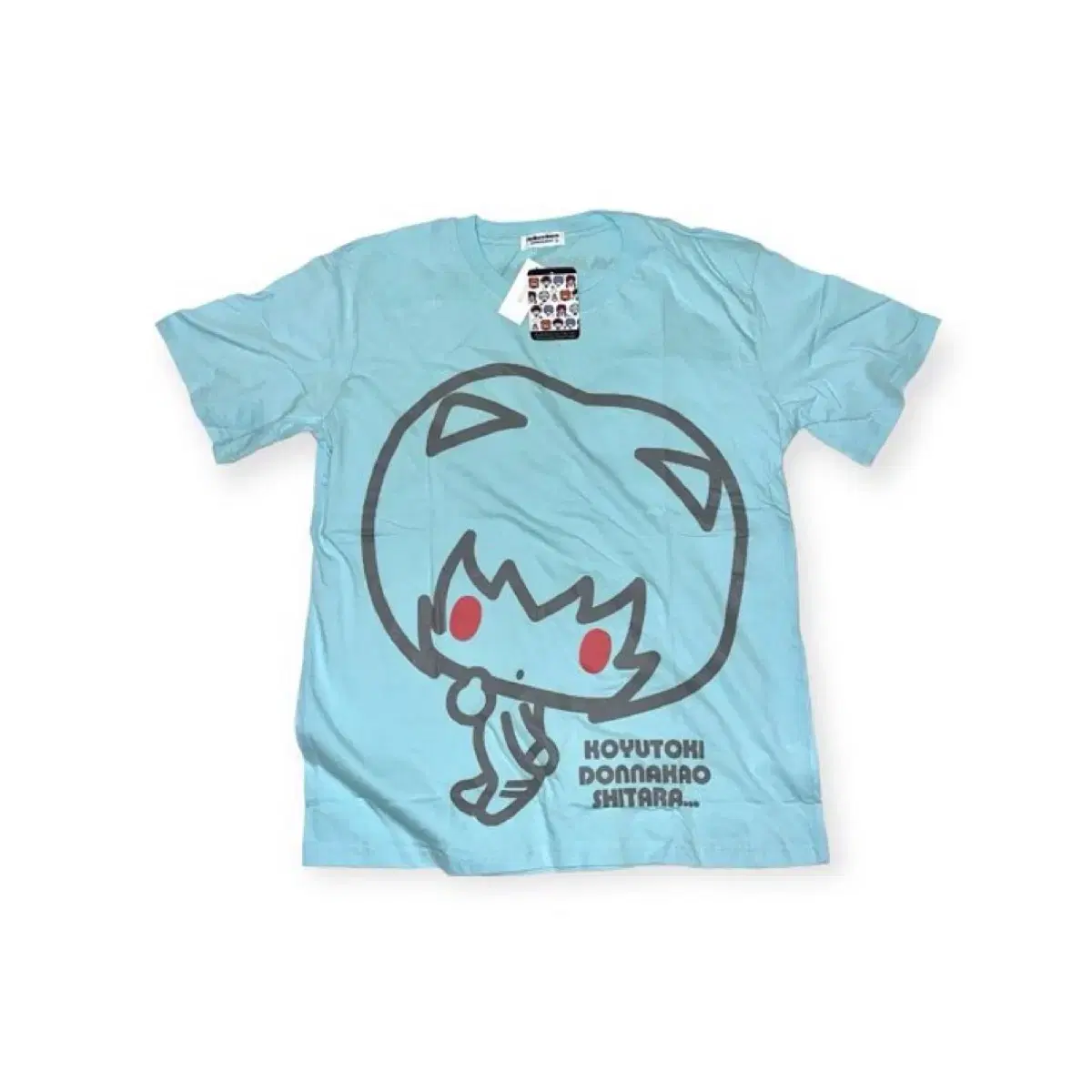 Evangelion San Rio micro-marked lay T-shirt L