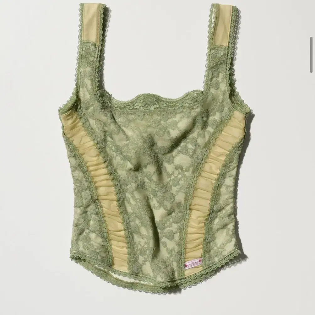 스컬프터 Team Mary Corset Top Green/Lemon