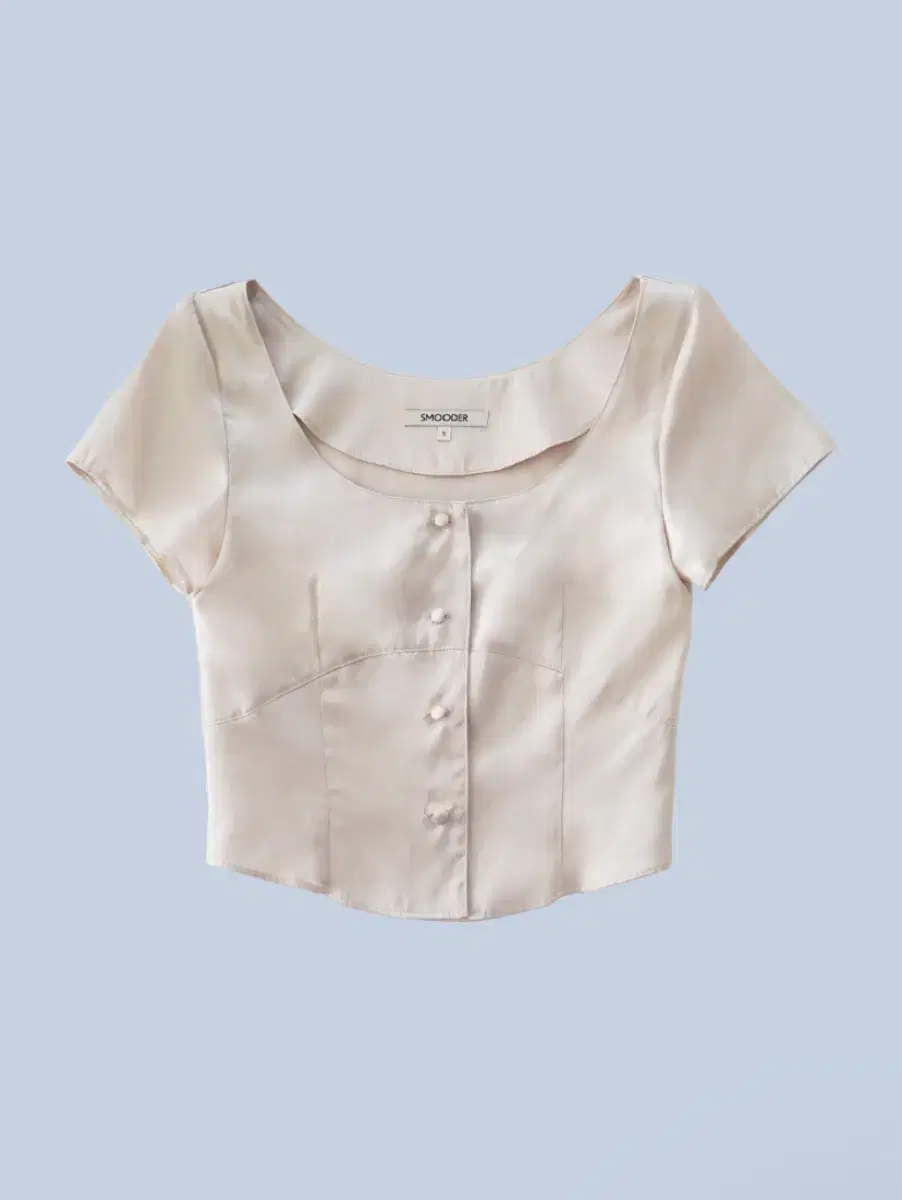 Smooder 스무더 Glossi Blouse (Beige) S