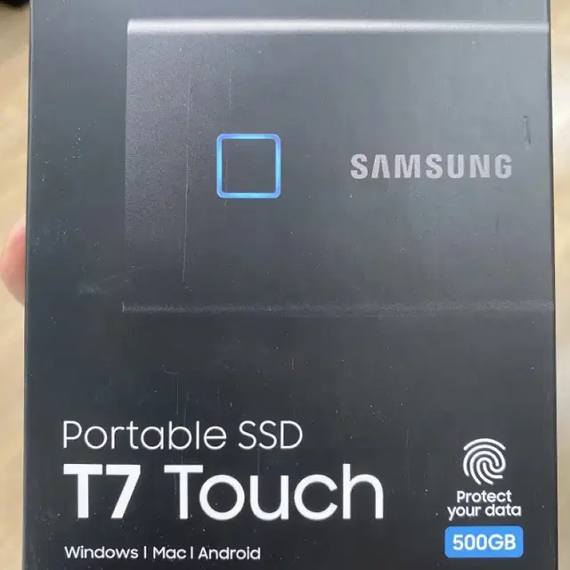 [SAMSUNG]portable ssd t7 touch 500GB