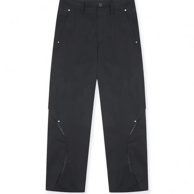 그레일즈 바지 블랙 CIRCLE SLIT TROUSER