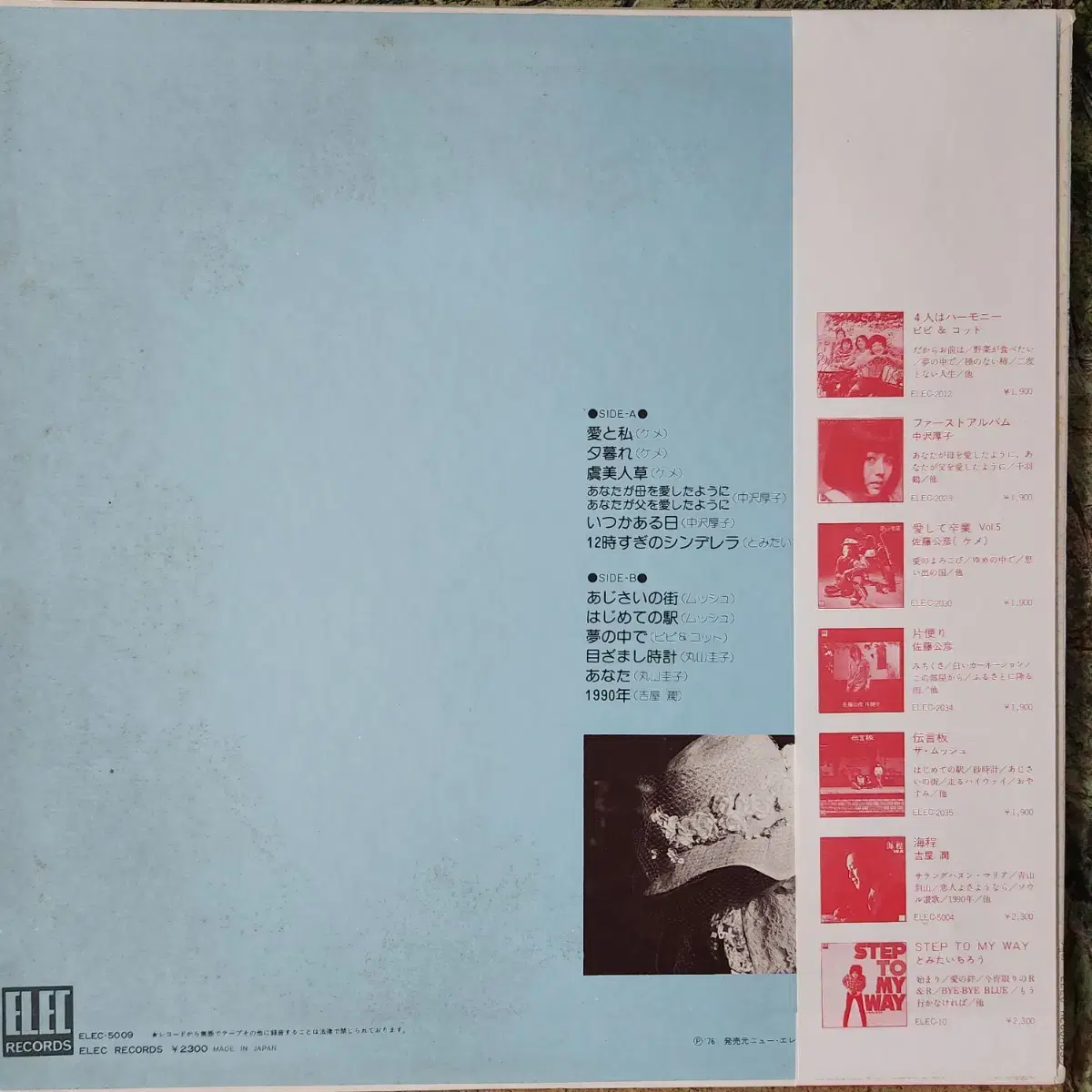 신부가 되는 너에게 LP(길옥윤 노래 1990년 수록)