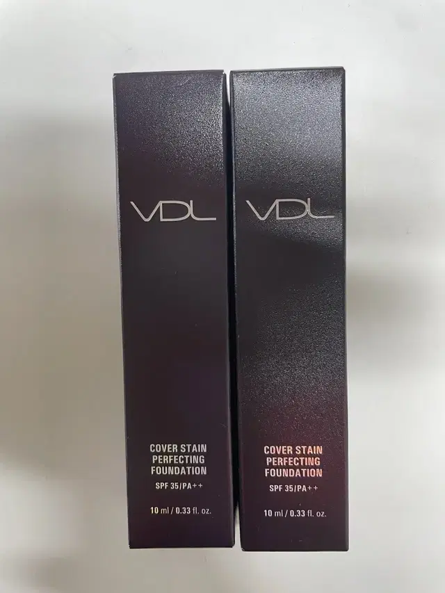 VDL 커버 스테인 퍼펙팅 파운데이션 브이 02 10ml 2개 일괄