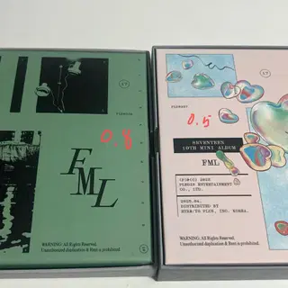 seventeen FML 개봉 앨범 판매  총 2개, 2000!!