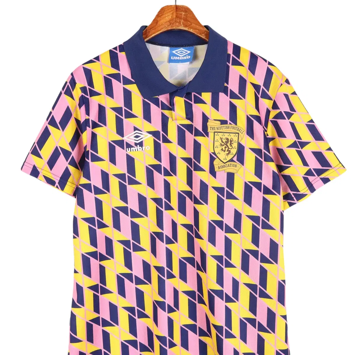 엄브로 UMBRO 1988 89 스코틀랜드 레트로 풋볼 져지 L