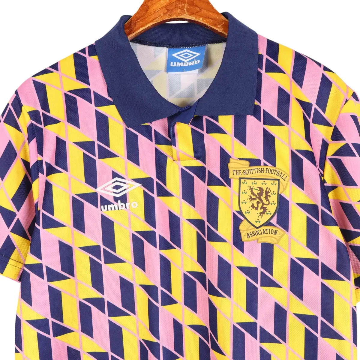 엄브로 UMBRO 1988 89 스코틀랜드 레트로 풋볼 져지 L