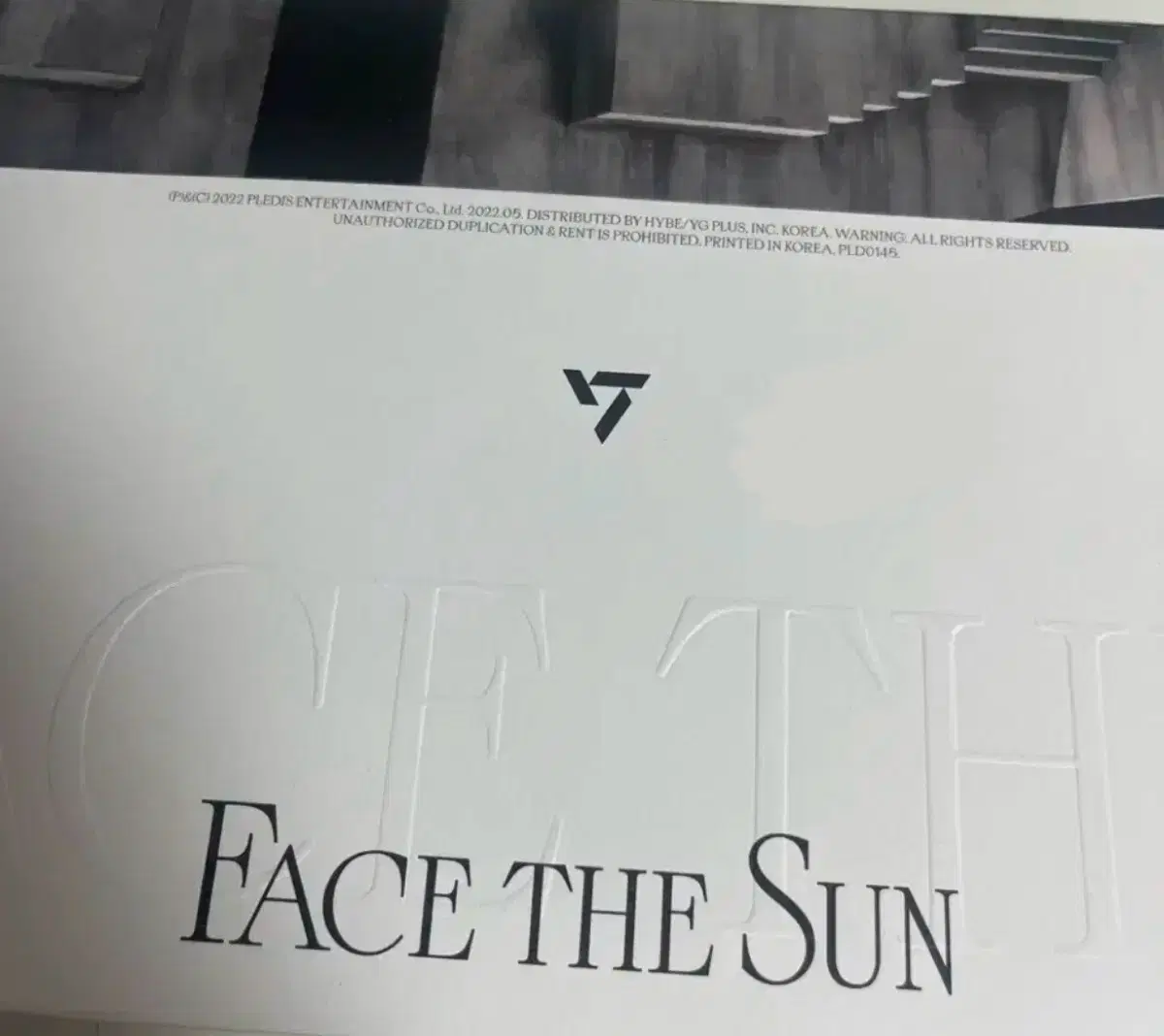 seventeen face the sun 개봉앨범