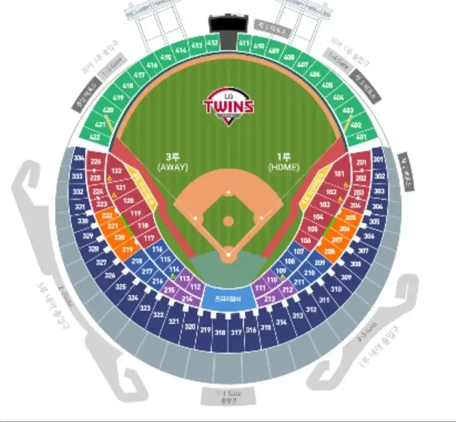 9월22일(일요일) LG트윈스 두산베어스 3루 레드석