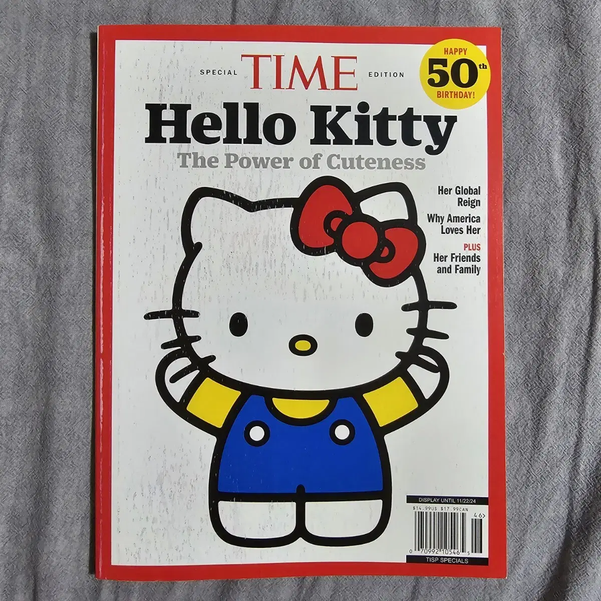 (Check out the cover) Hello Kitty 50th Anniversary Time Magazine special edition.