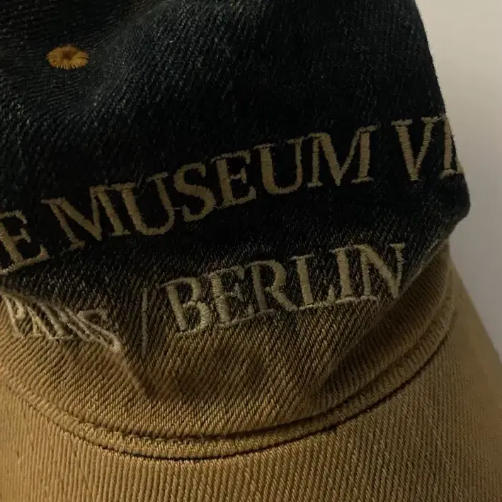 The Museum Visitor Washed Denim Ball Cap