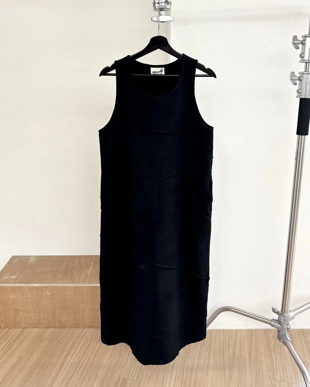 high spotting gear black sleeveless one piece