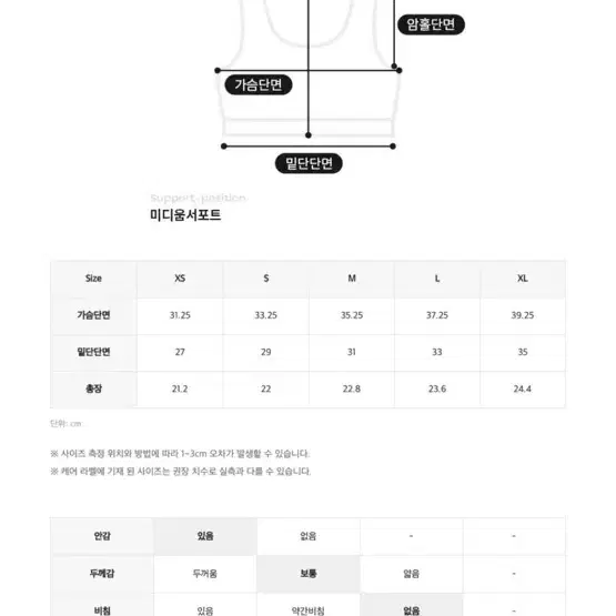 새상품)뮬라웨어 에어 플러스 크롭 브라탑