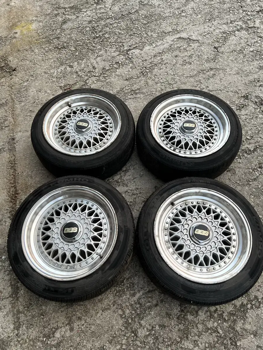 BBS RS st 15인치 휠.타이어 팝니다