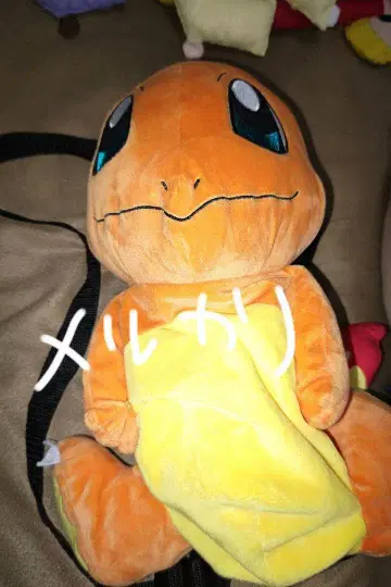포켓몬 도마뱀 봉제 인형 백팩? 가방?