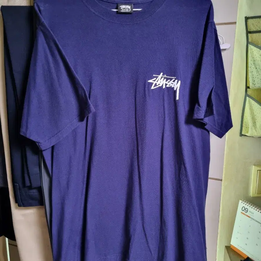 스투시 Stussy 반팔 티셔츠 네이비 M