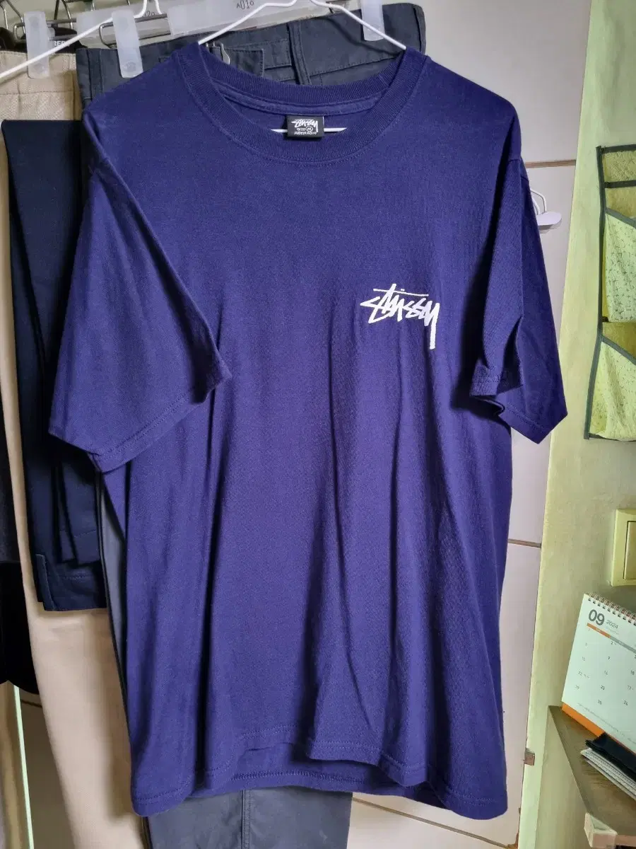 스투시 Stussy 반팔 티셔츠 네이비 M