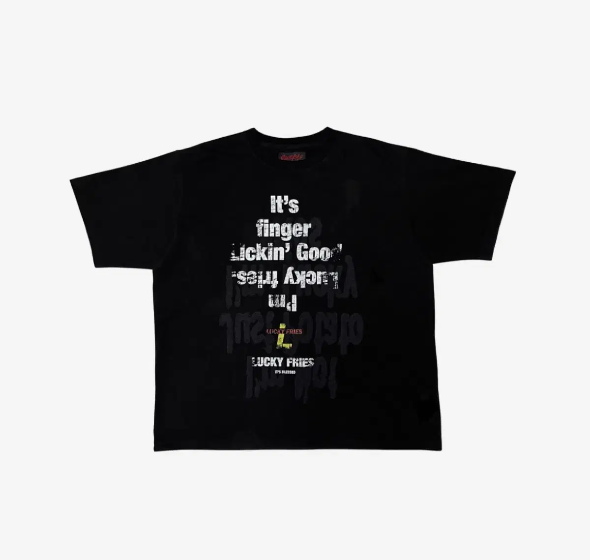 (Throwback.)ourpas Lucky Price T-Shirt Black L