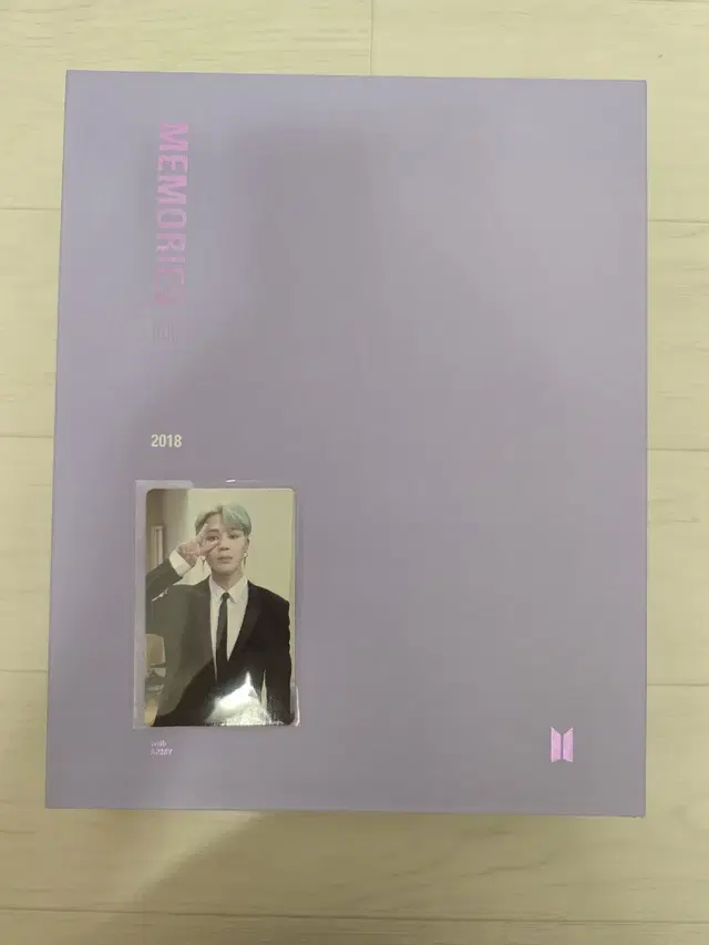 방탄소년단 bts 2018 메모리즈 디비디 dvd 지민 포카 풀박