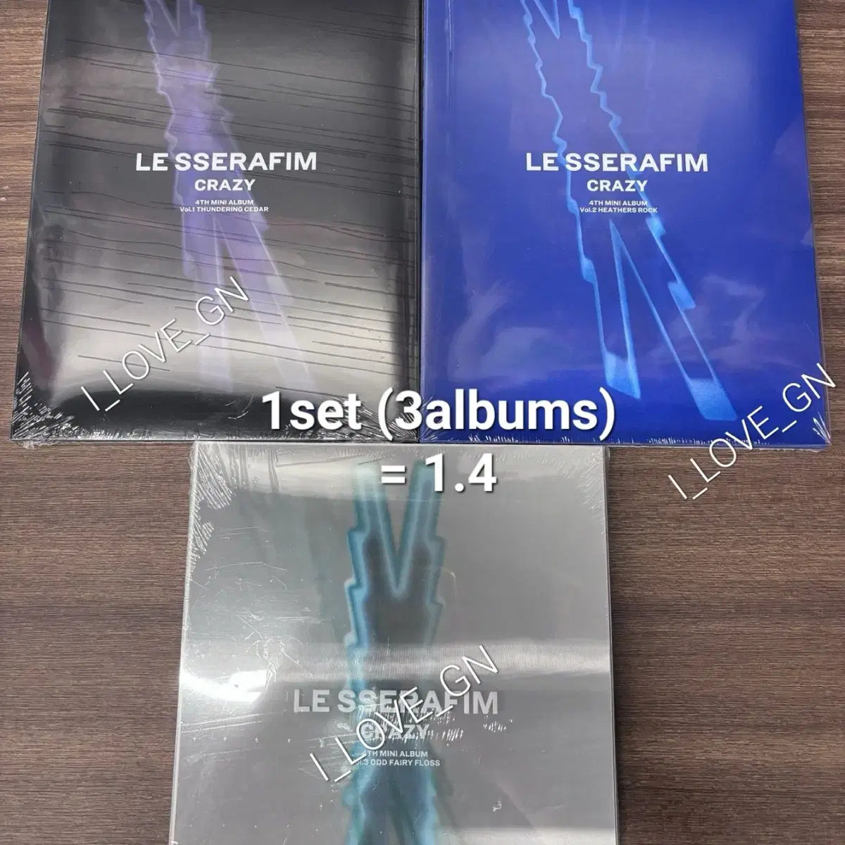 LE SSERAFIM le sserafim CRAZY CRAZY sealed Album