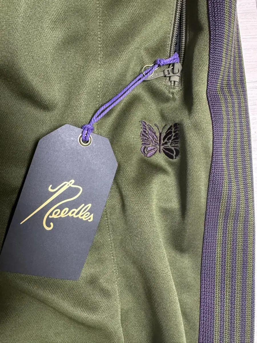 Needles HD Track Pants Size S Olive