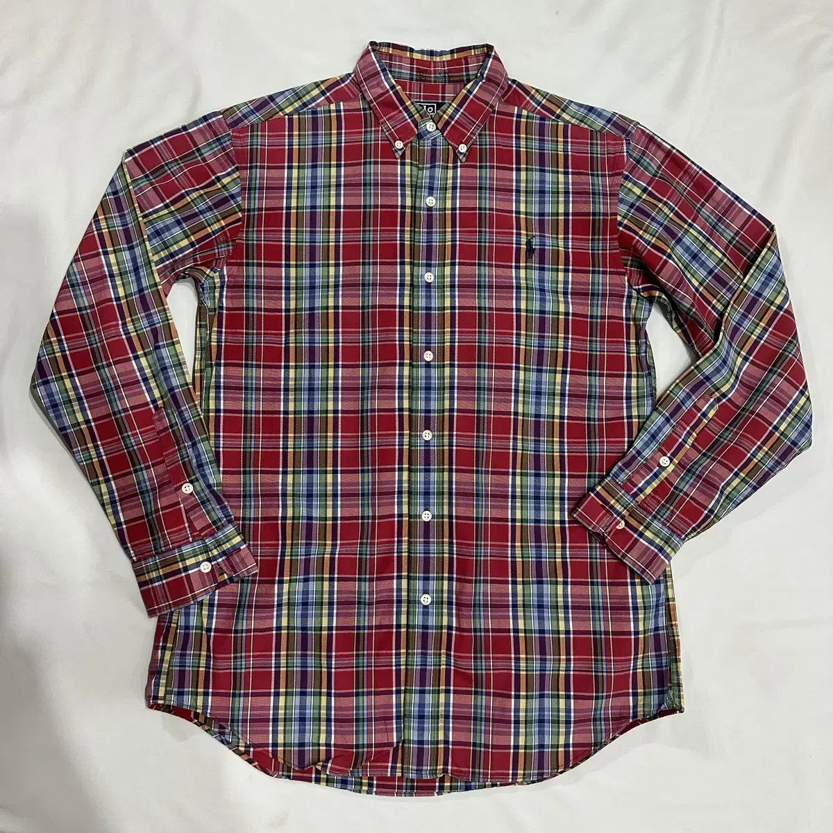 Polo check long sleeve shirtS-M