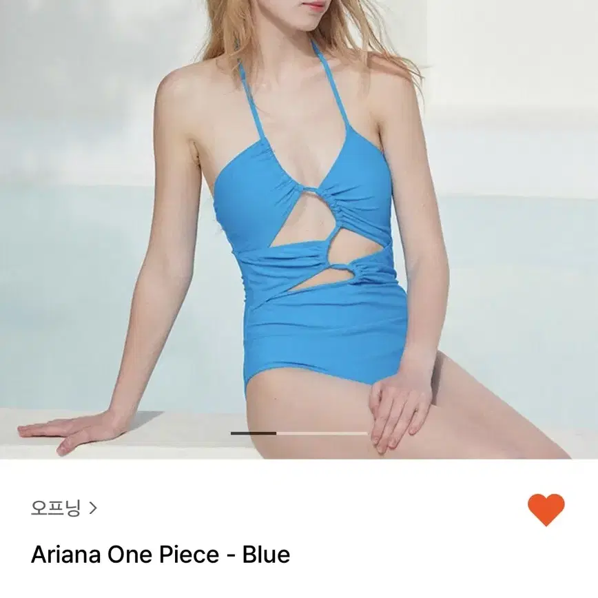 오프닝 수영복 ariana one piece 블루 M