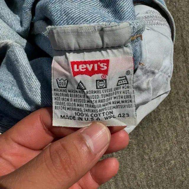 [34] 90s Levis 501 리바이스 누빔 데님 팬츠