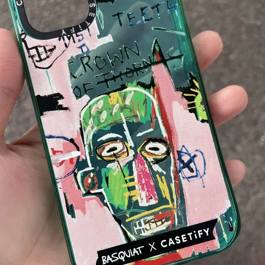 아이폰12미니 케이스티파이 케이스 casetify 바스키아 한정판