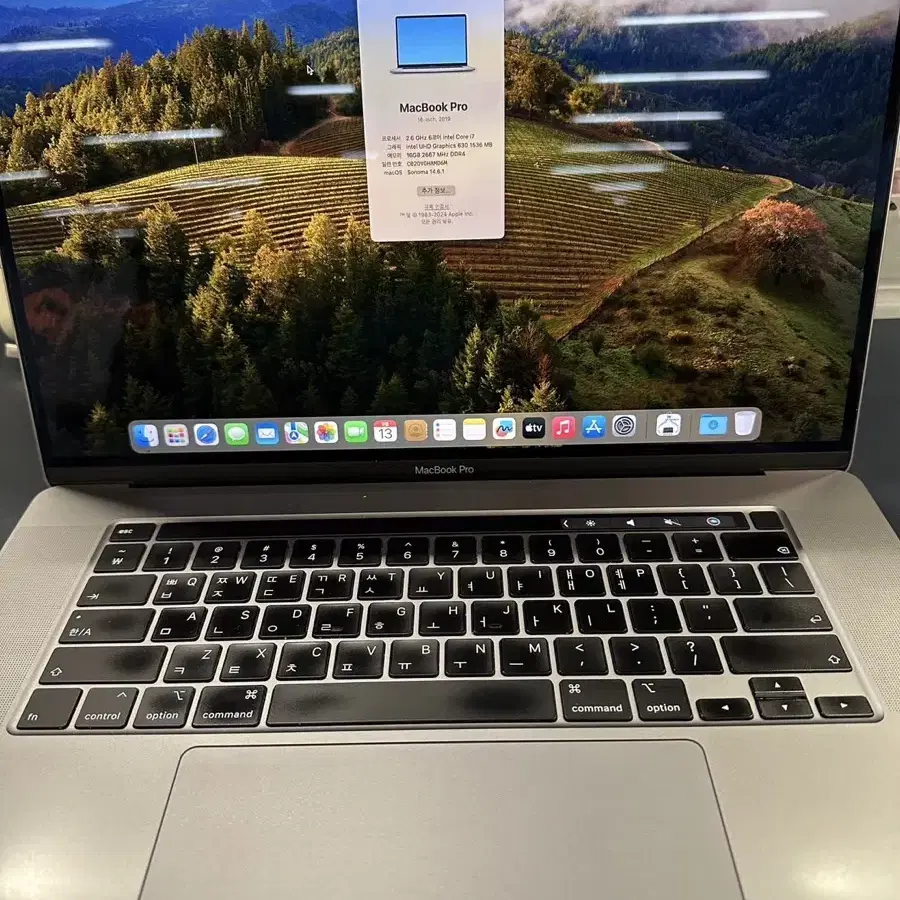 맥북 프로 2019 16인치, Macbook Pro(16", 2019)