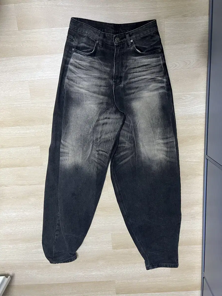 DNSR Exhaust Denim Pants Black