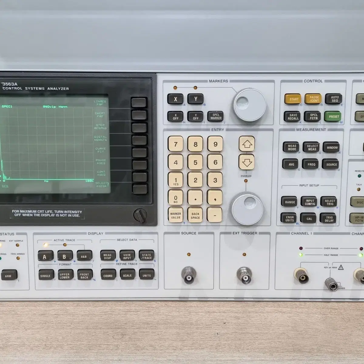 HP3563A Control Systems Analyzer