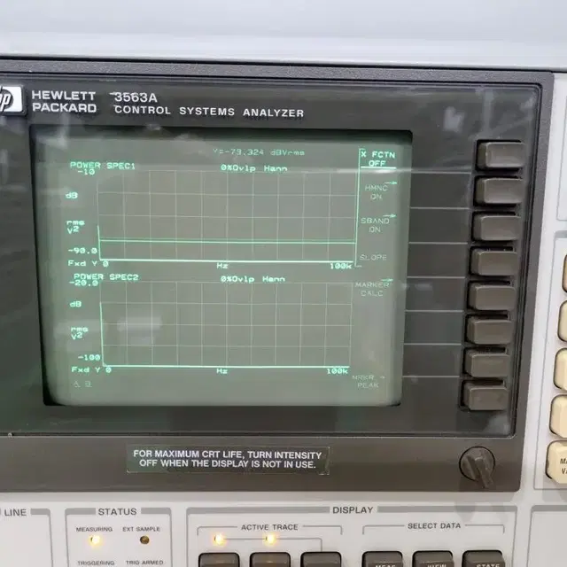 HP3563A Control Systems Analyzer