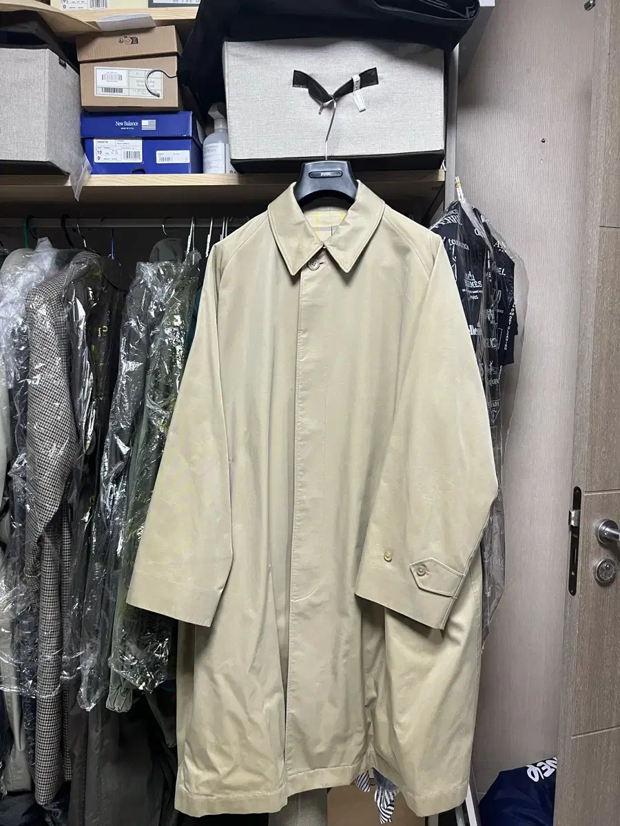 Anatomica Single Leg Run Coat Balmacan Beige 48 ANATOMICA