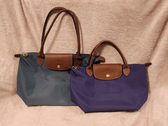 롱샴 미디움 vs 스몰 크기 비교 longchamp bag size